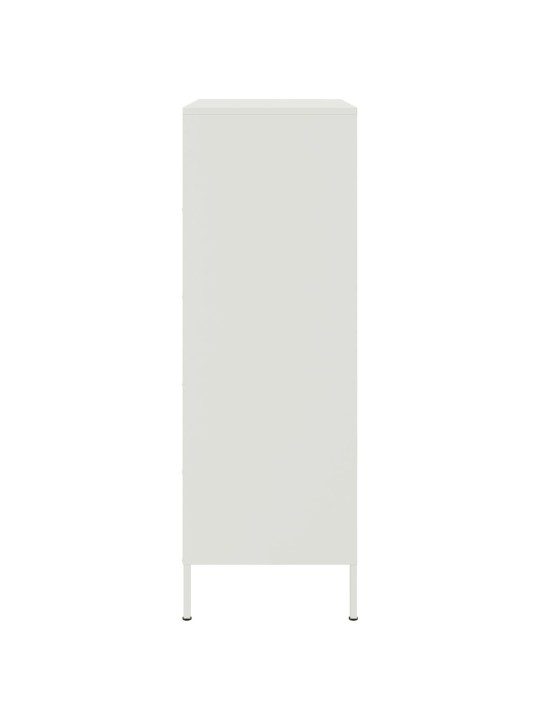 Augstais skapītis, balts, 68x39x113 cm, tērauds