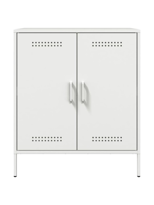 Kumode, balta, 68x39x79 cm, tērauds