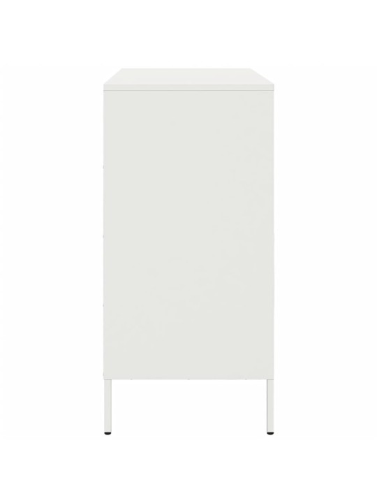 Kumode, balta, 68x39x79 cm, tērauds