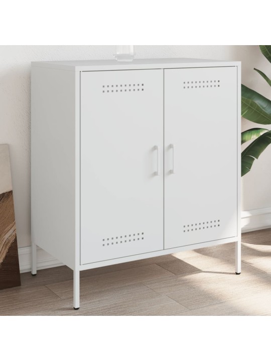 Kumode, balta, 68x39x79 cm, tērauds