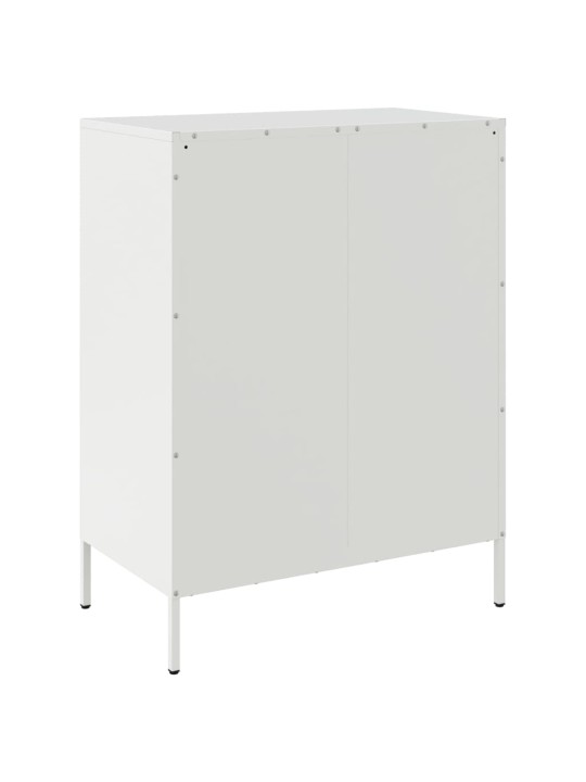 Kumode, balta, 68x39x89 cm, tērauds