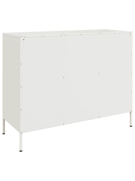 Kumode, balta, 100,5x39x79 cm, tērauds