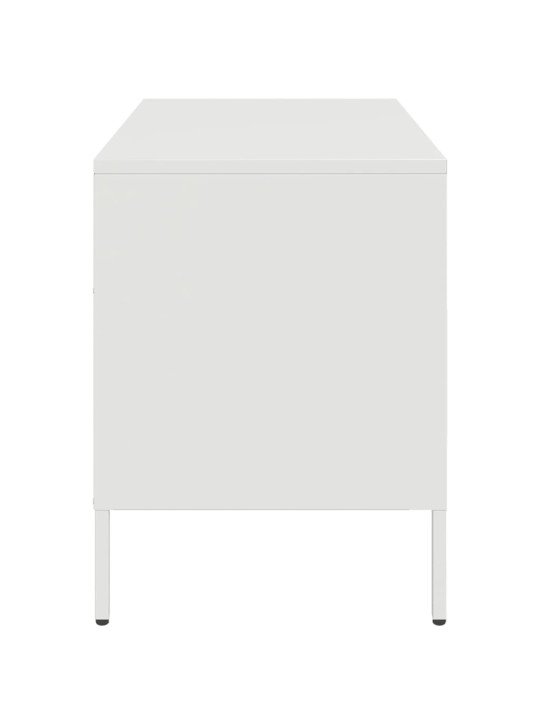 Tv skapītis, balts, 68x39x50,5 cm, tērauds