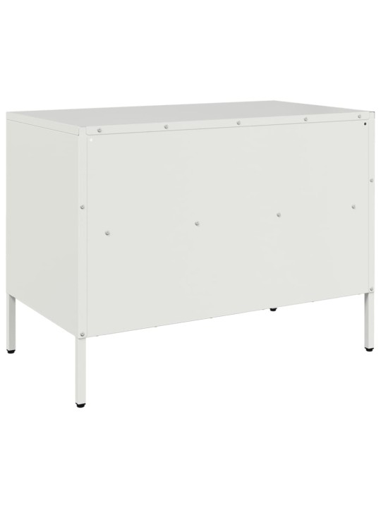 Tv skapītis, balts, 68x39x50,5 cm, tērauds