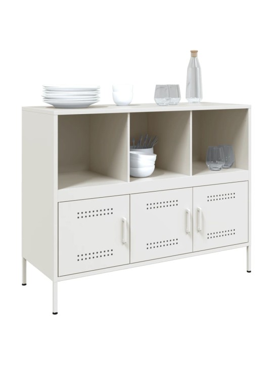 Kumode, balta, 100,5x39x79 cm, tērauds