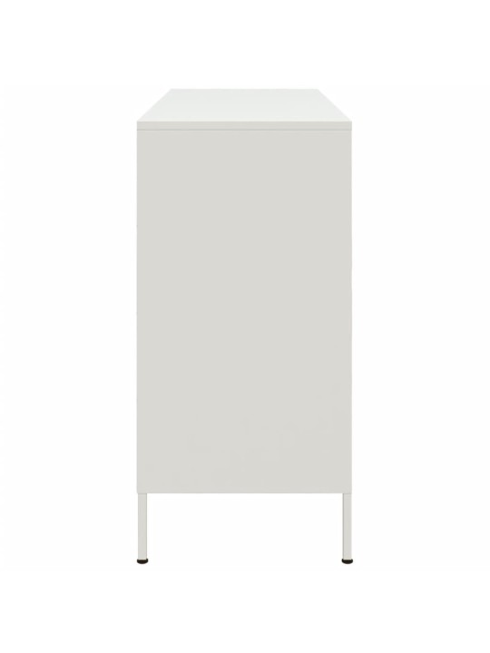 Kumode, balta, 100,5x39x79 cm, tērauds