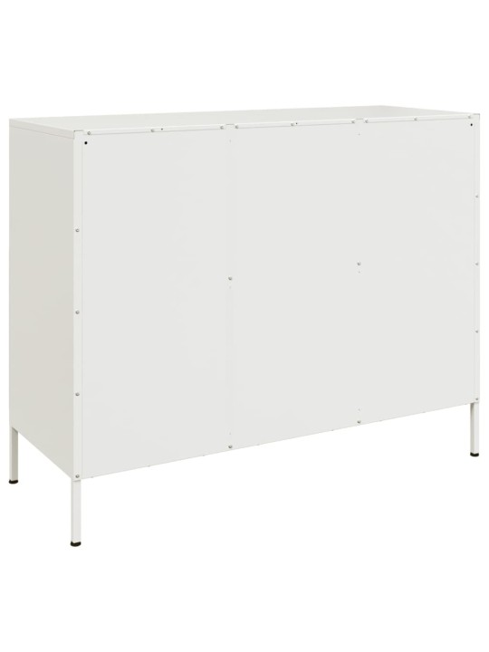Kumode, balta, 100,5x39x79 cm, tērauds