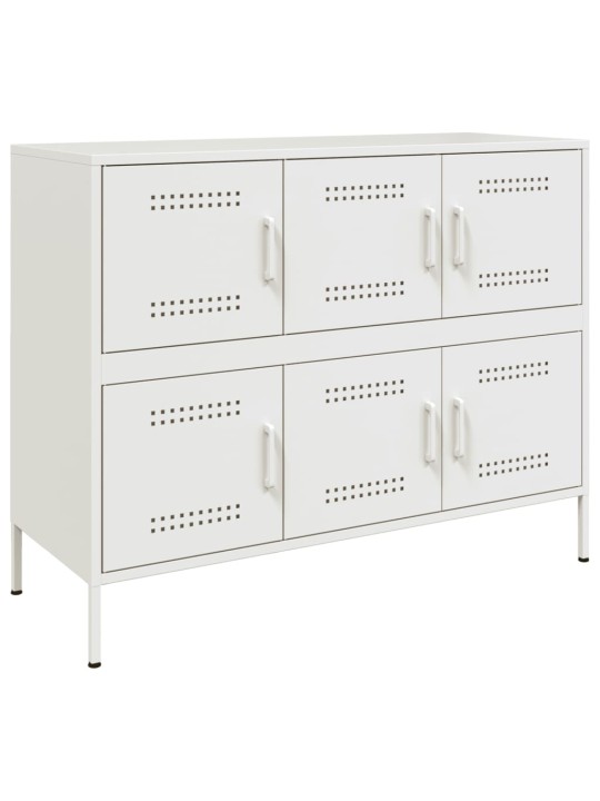 Kumode, balta, 100,5x39x79 cm, tērauds