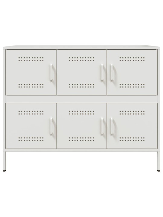 Kumode, balta, 100,5x39x79 cm, tērauds