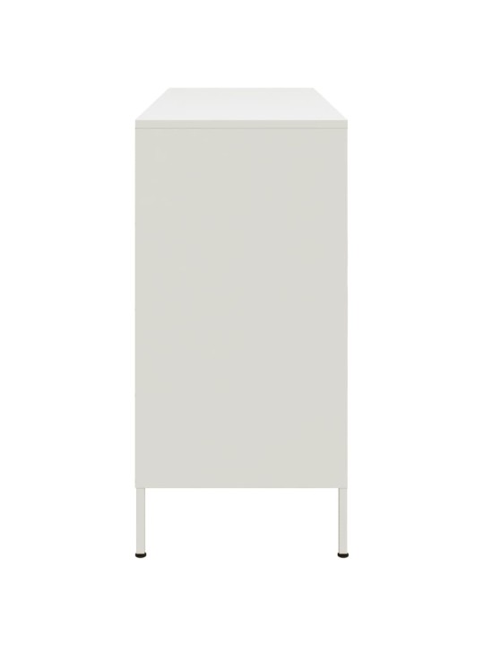 Kumode, balta, 100,5x39x79 cm, tērauds