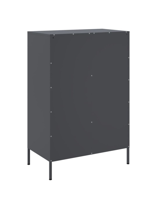 Augstais skapītis pelēks 68x39x101,5 cm tērauds