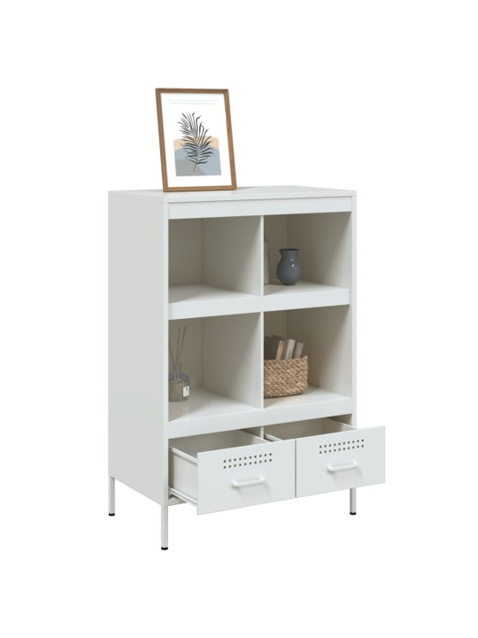 Augstais skapītis, balts, 68x39x101,5cm, tērauds