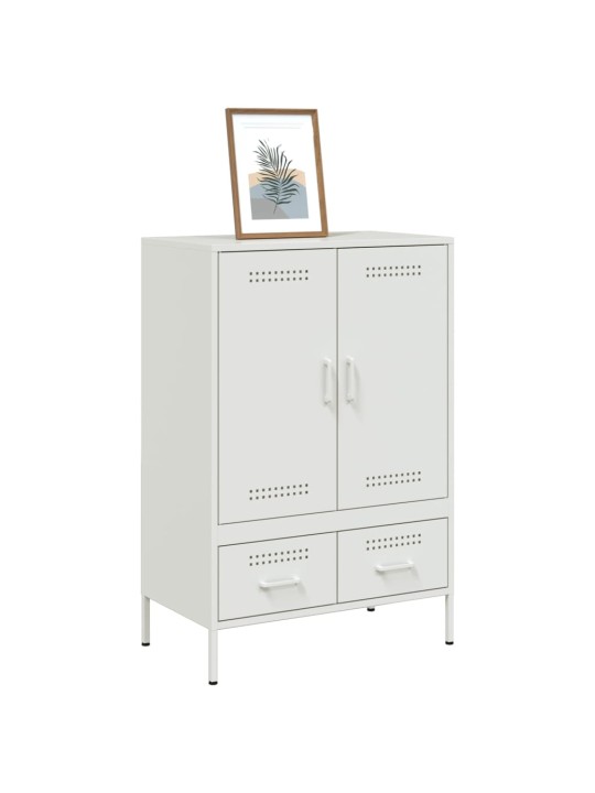 Augstais skapītis, balts, 68x39x101,5cm, tērauds