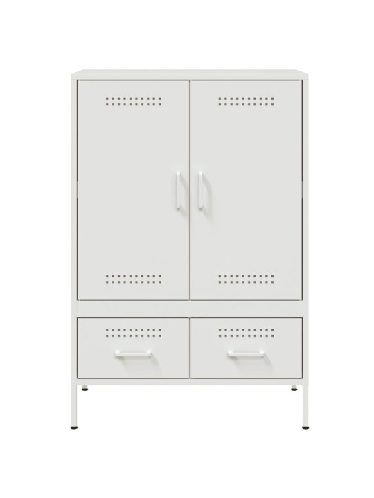 Augstais skapītis, balts, 68x39x101,5cm, tērauds