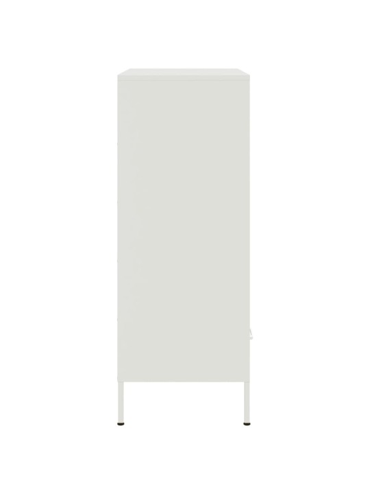 Augstais skapītis, balts, 68x39x101,5cm, tērauds