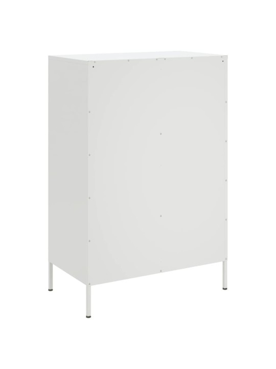 Augstais skapītis, balts, 68x39x101,5cm, tērauds