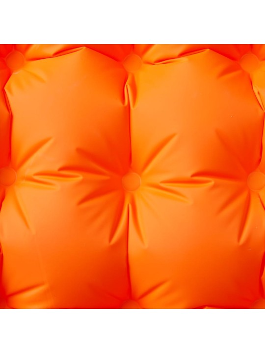 Pašpiepūšams kempinga matracis, spilvens, vienvietīgs, oranžs