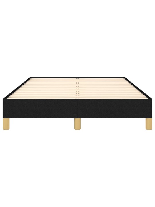 Gultas rāmis, melns, 120x190 cm, audums