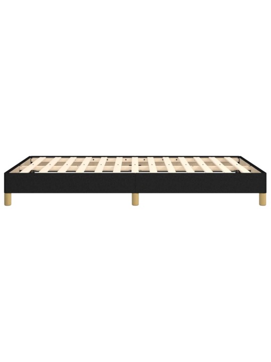 Gultas rāmis, melns, 120x190 cm, audums
