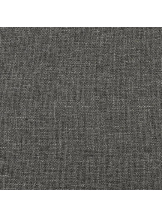 Gultas rāmis, tumši pelēks, 120x190 cm, audums