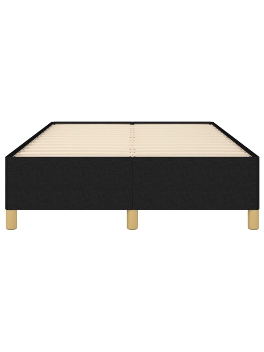 Gultas rāmis, melns, 120x190 cm, audums
