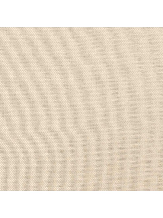 Gultas rāmis bez matrača krēmkrāsas 120x190 cm audums