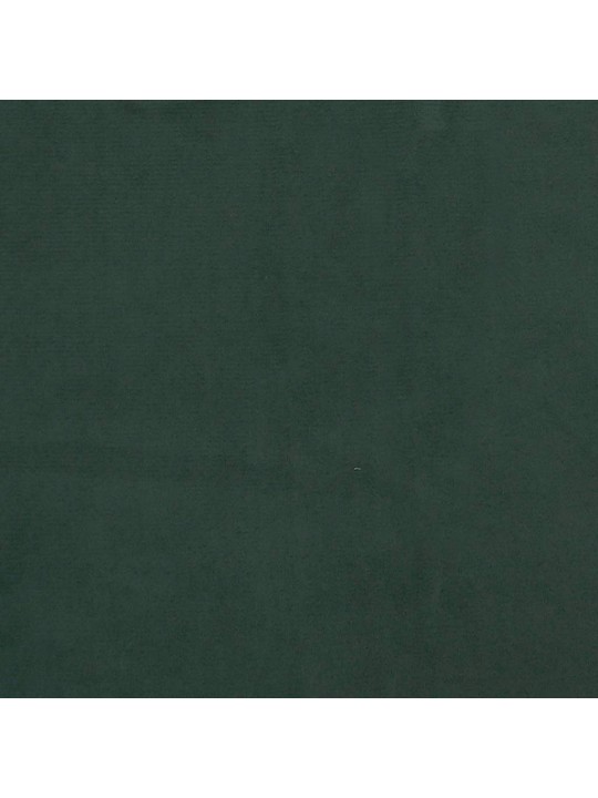 Gultas rāmis bez matrača tumši zaļš 120x190 cm samts