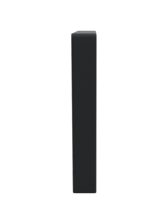 Plauktu kronšteini izlietnei, 2 gb., melni, trapeces, tērauds