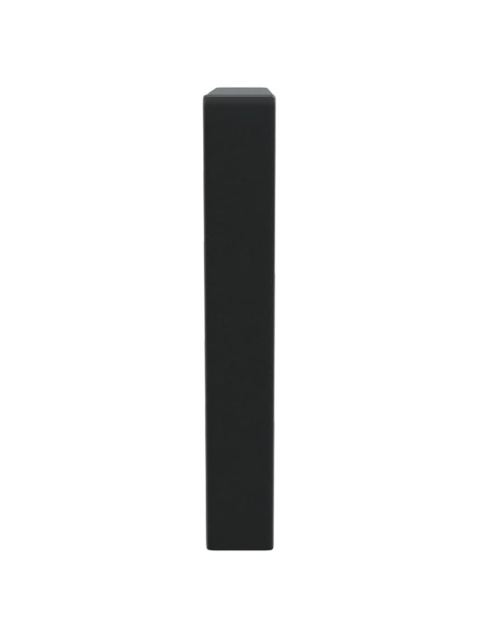 Plauktu kronšteini izlietnei, 2 gb., melni, trapeces, tērauds