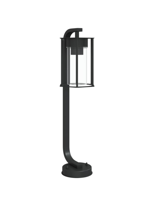 Āra zemes lampa, melnas, 60 cm, nerūsējošs tērauds