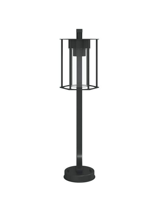 Āra zemes lampa, melnas, 60 cm, nerūsējošs tērauds