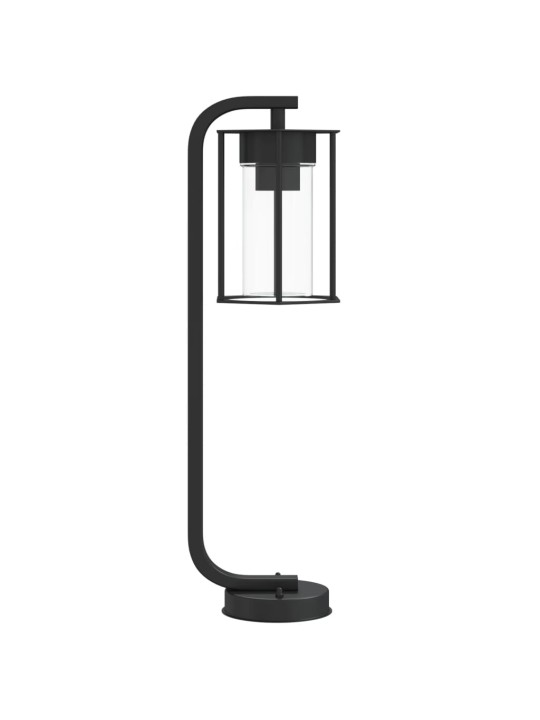 Āra zemes lampa, melnas, 60 cm, nerūsējošs tērauds