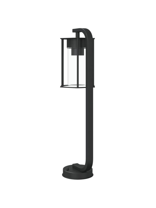Āra zemes lampa, melnas, 60 cm, nerūsējošs tērauds