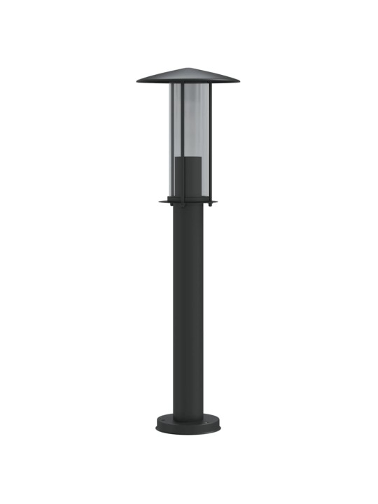 Āra zemes lampa, melnas, 60 cm, nerūsējošs tērauds