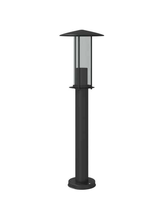 Āra zemes lampa, melnas, 60 cm, nerūsējošs tērauds