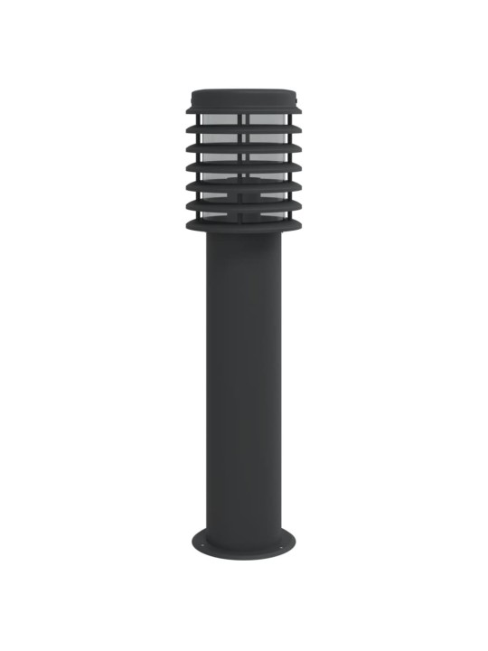 Āra zemes lampa, melnas, 60 cm, nerūsējošs tērauds