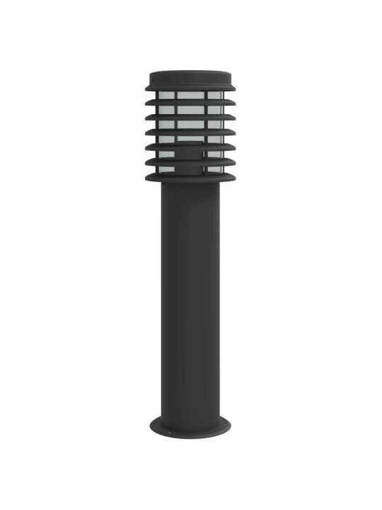 Āra zemes lampa, melnas, 60 cm, nerūsējošs tērauds