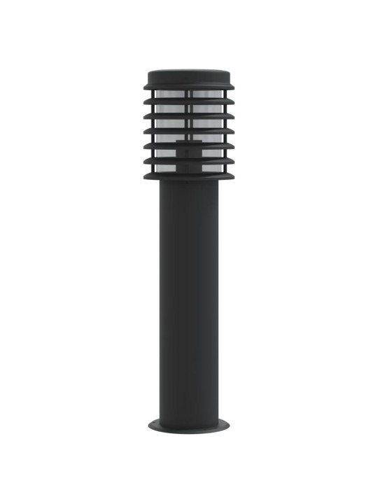 Āra zemes lampa, melnas, 60 cm, nerūsējošs tērauds