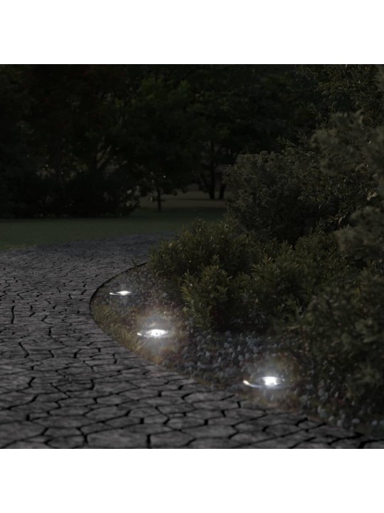 Āra zemes lampa, apaļa, melna, 10,5x10,5cm, liets alumīnijs