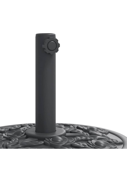 Saulessarga pamatne ar riteņiem, ø38 / 48 mm kātiem, 12 kg