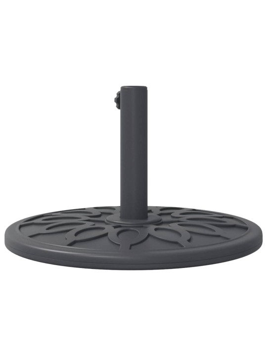Saulessarga pamatne ar riteņiem, ø38 / 48 mm kātiem, 12 kg