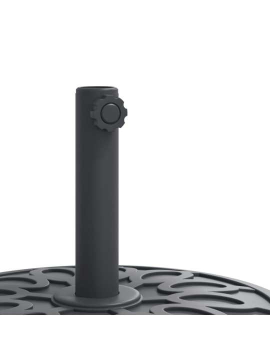 Saulessarga pamatne ar riteņiem, ø38 / 48 mm kātiem, 12 kg