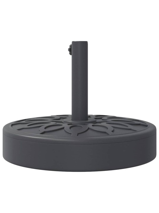 Saulessarga pamatne ar riteņiem, ø38 / 48 mm kātiem, 25 kg