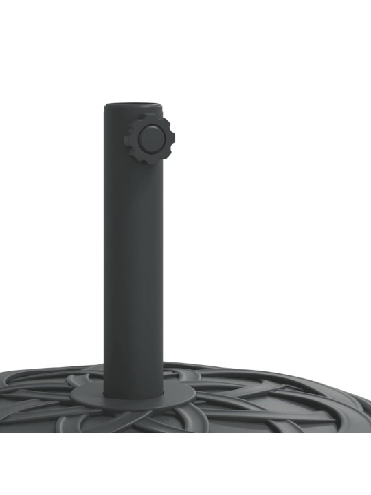 Saulessarga pamatne ar riteņiem, ø38 / 48 mm kātiem, 12 kg