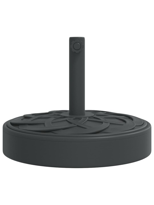 Saulessarga pamatne ar riteņiem, ø38 / 48 mm kātiem, 25 kg