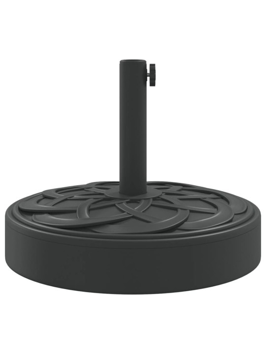 Saulessarga pamatne ar riteņiem, ø38 / 48 mm kātiem, 25 kg