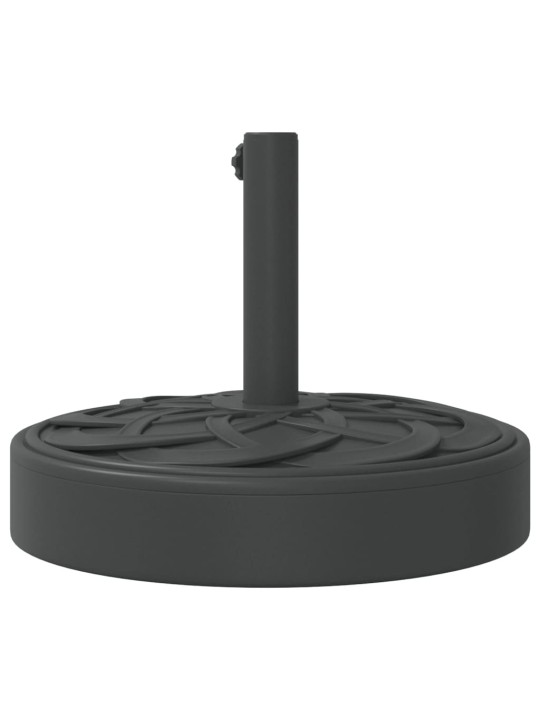 Saulessarga pamatne ar riteņiem, ø38 / 48 mm kātiem, 25 kg