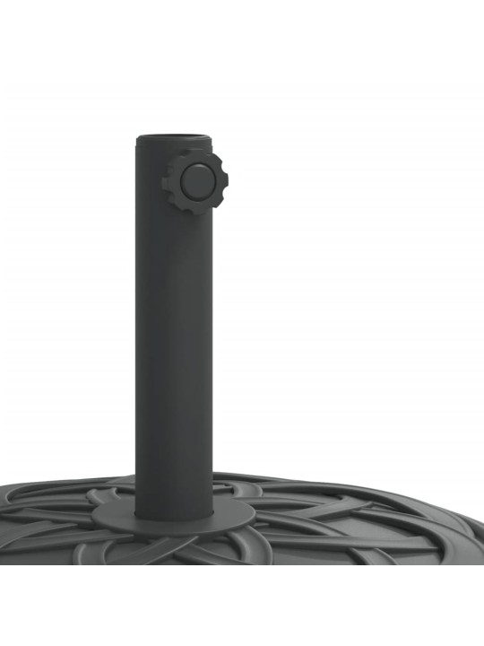 Saulessarga pamatne ar riteņiem, ø38 / 48 mm kātiem, 25 kg