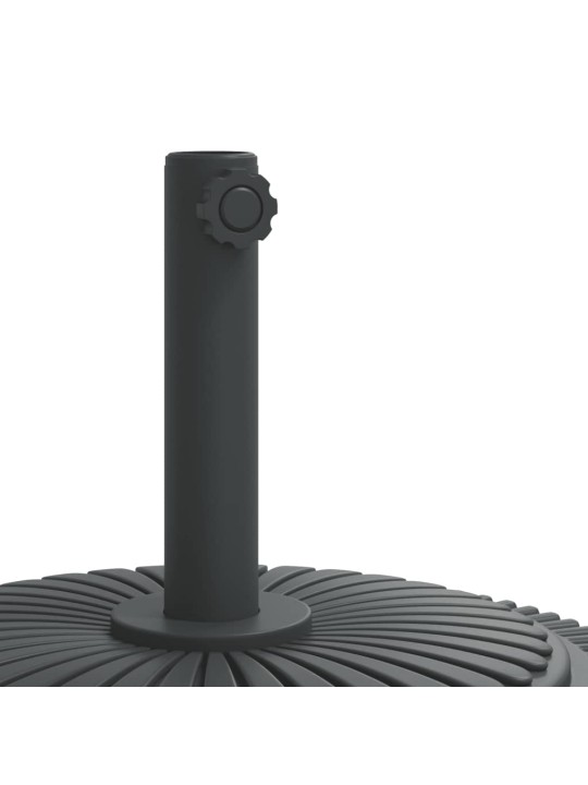 Saulessarga pamatne ar riteņiem, ø38 / 48 mm kātiem, 12 kg