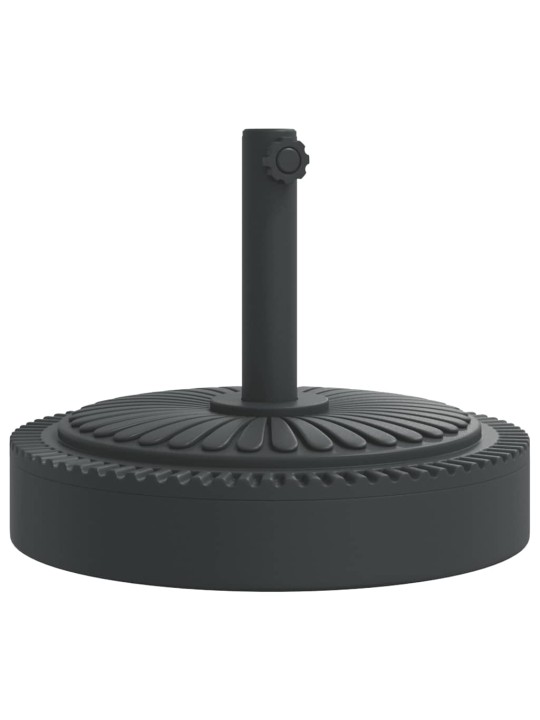 Saulessarga pamatne ar riteņiem, ø38 / 48 mm kātiem, 25 kg
